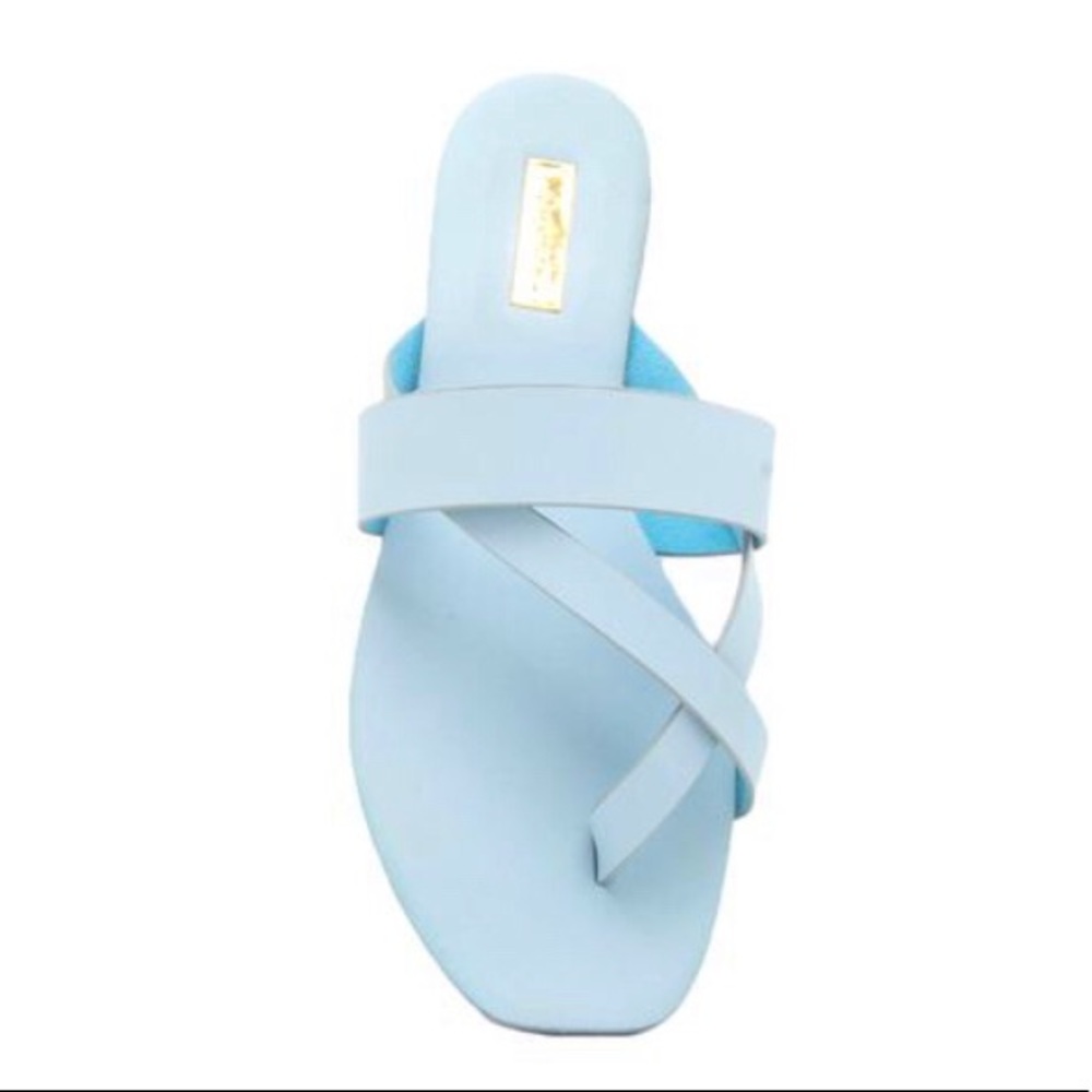 Ash Blue Criss Cross Sandal